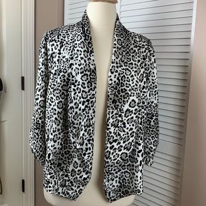 Moa Moa Cheetah Print Cardigan